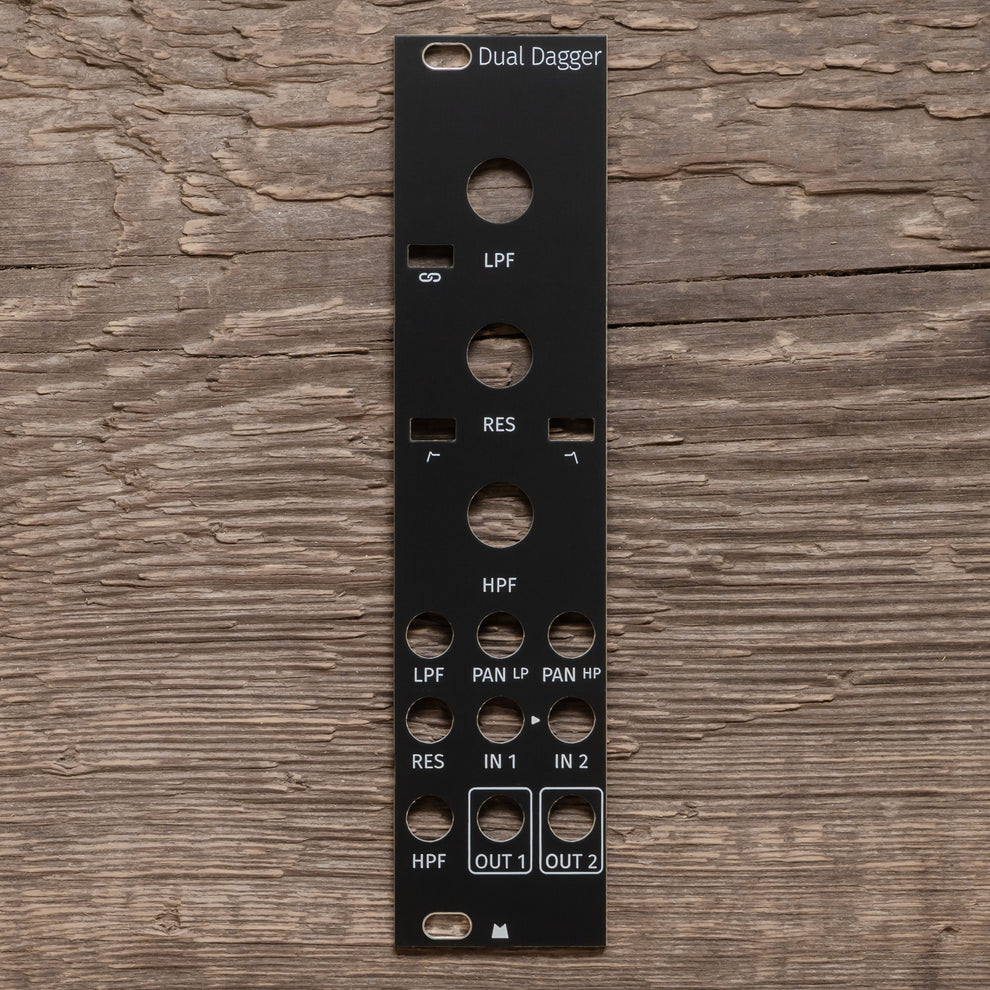 Dual Dagger black panel – Mörk Modules