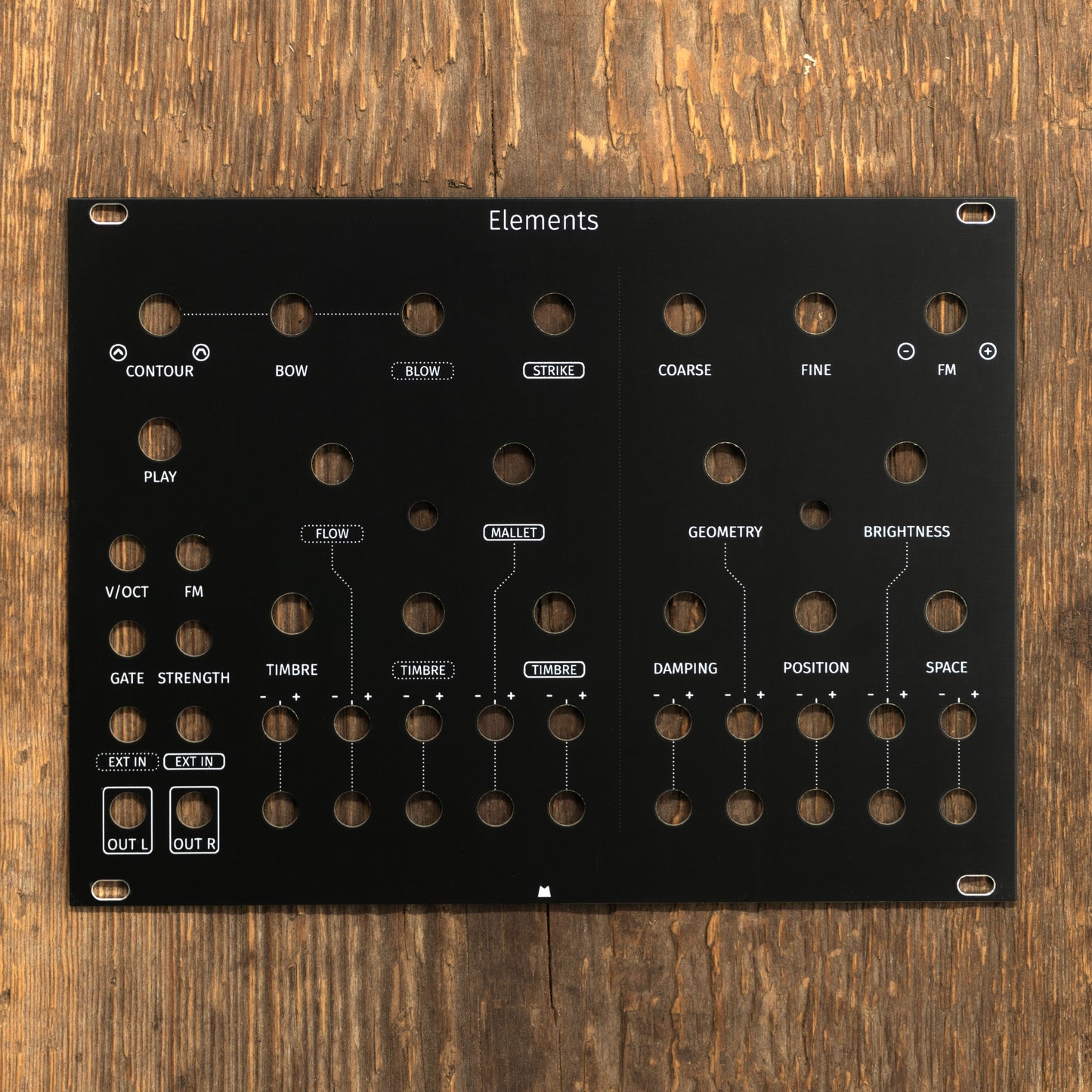 Elements black panel