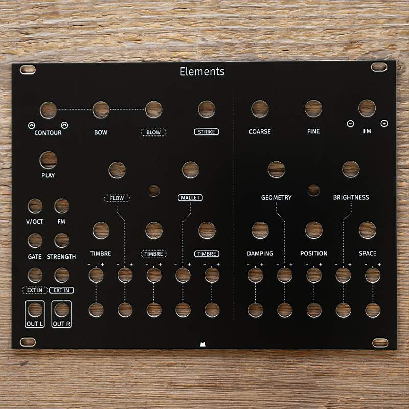 Elements black panel