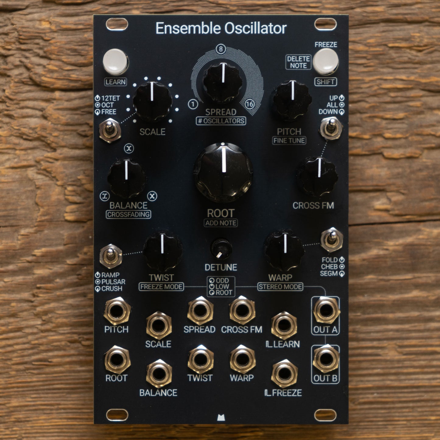 Ensemble Oscillator black panel