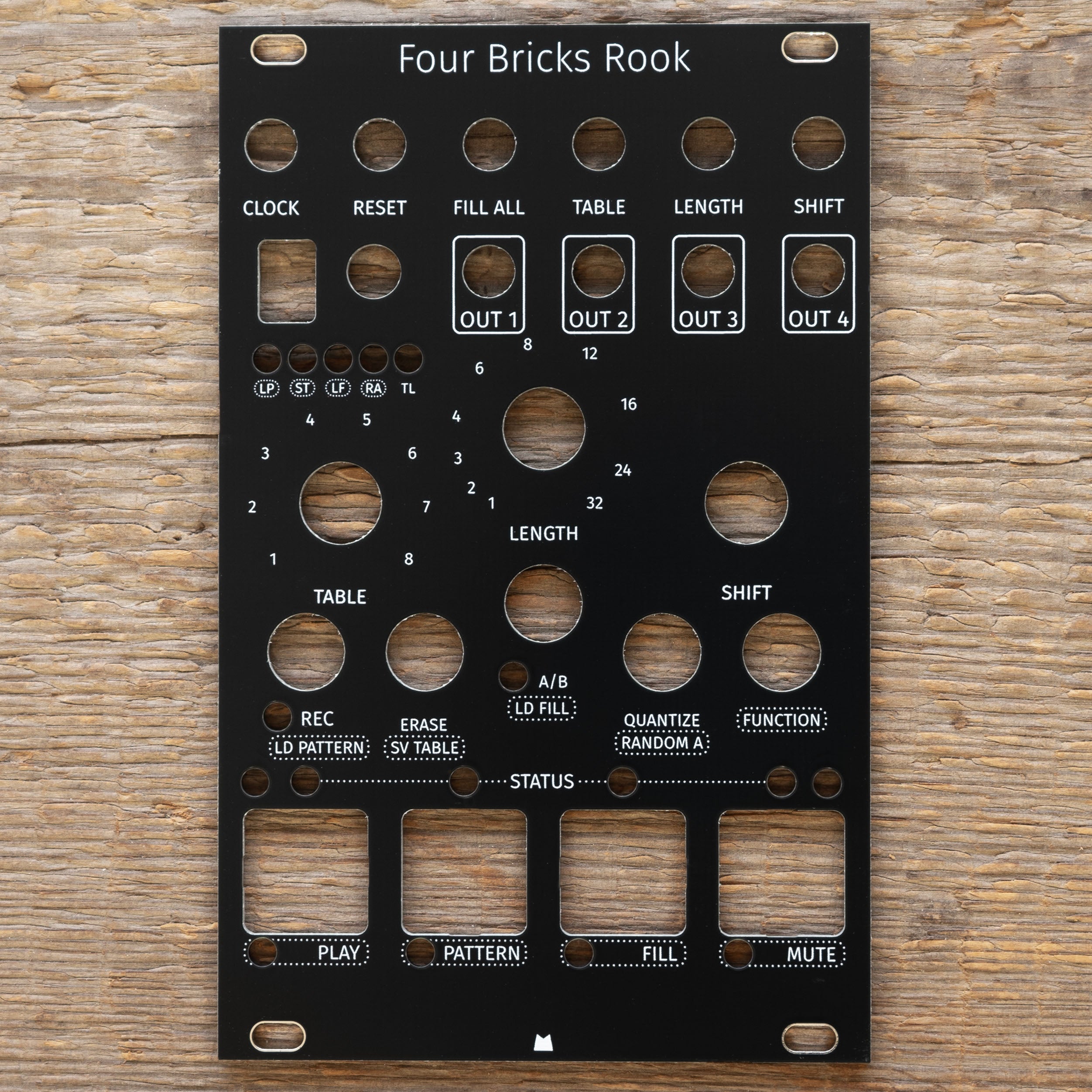 Four Bricks Four Bricks Rook black panel – Mork Modules