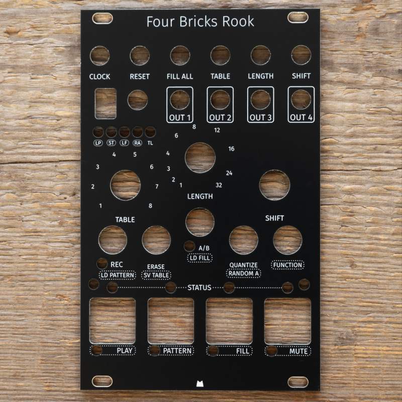 Four Bricks Rook black panel