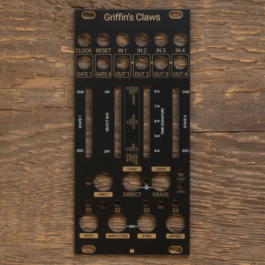 Griffin's Claws black & gold panel