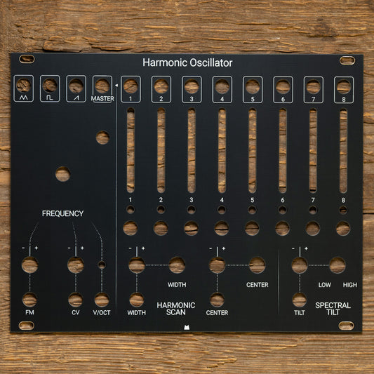 Harmonic Oscillator black panel
