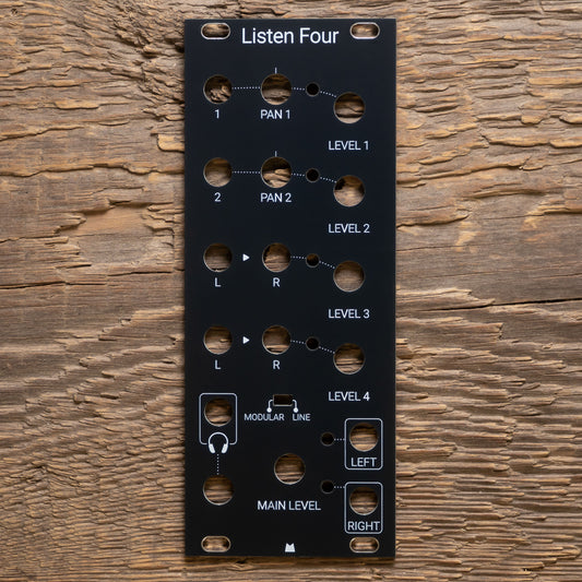 Listen Four black panel