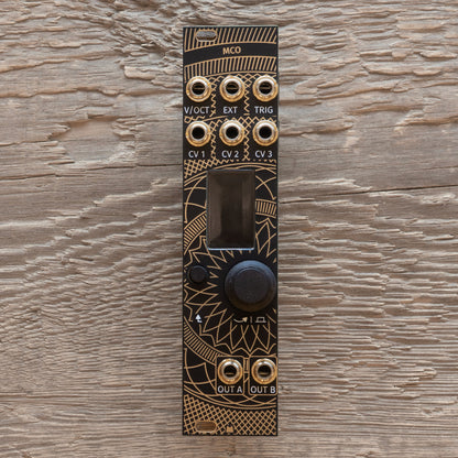 MCO (mk2) - Golden Lotus - black & gold panel