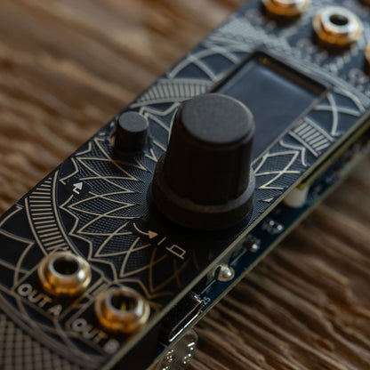 MCO (mk2) - Golden Lotus - black & gold panel