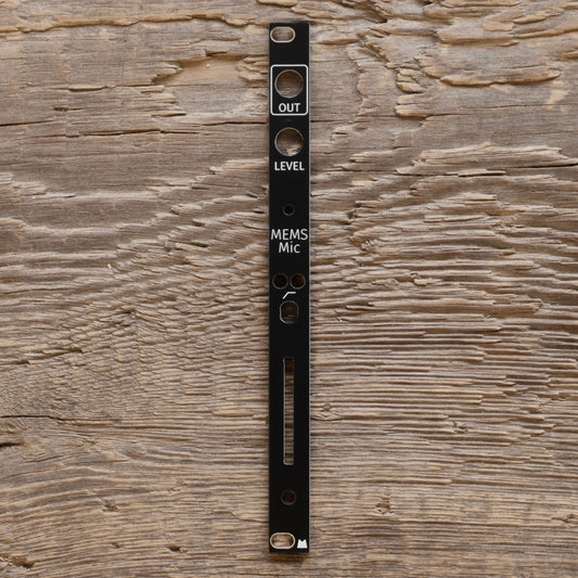 MEMS Mic 3U black panel