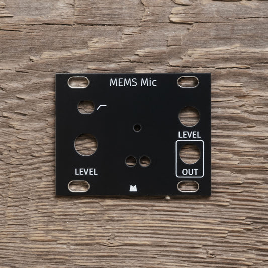 MEMS Mic 1U black panel