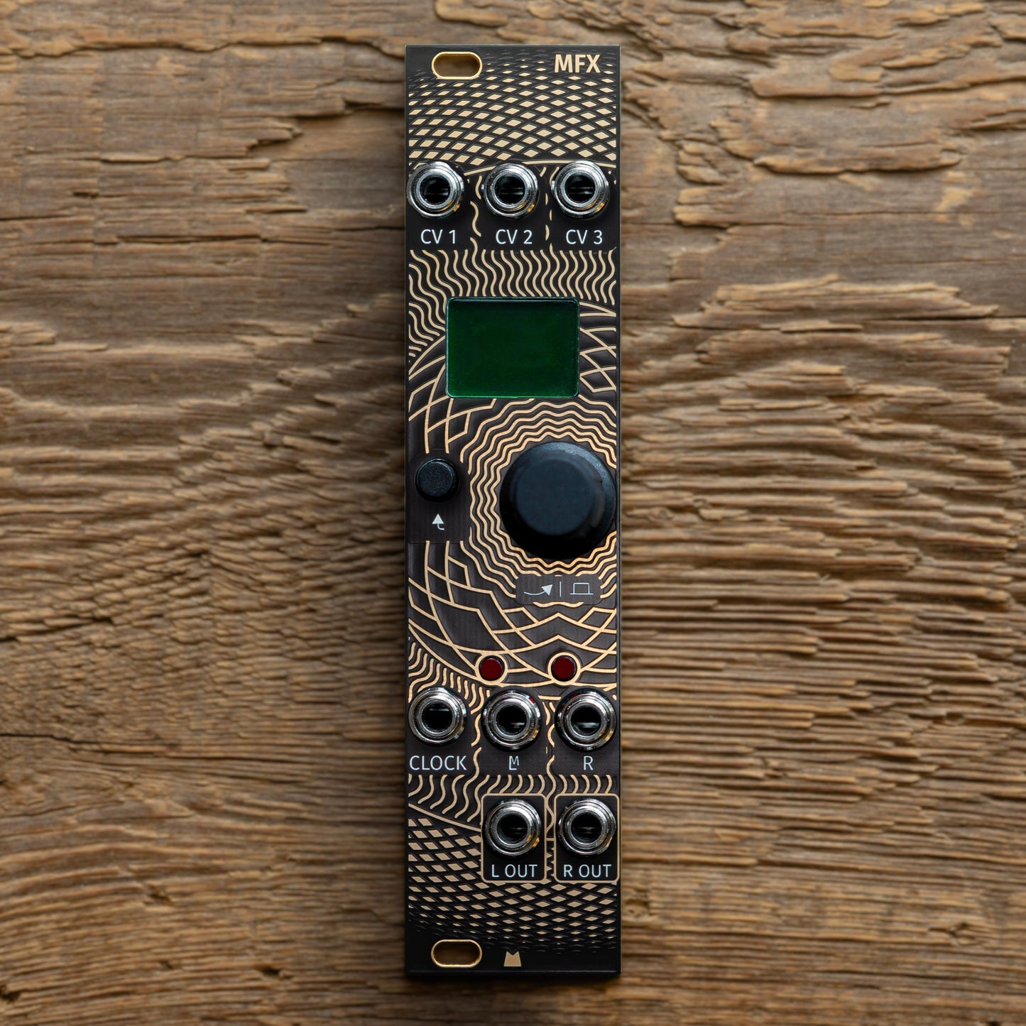 MFX - Golden Lotus - black & gold panel