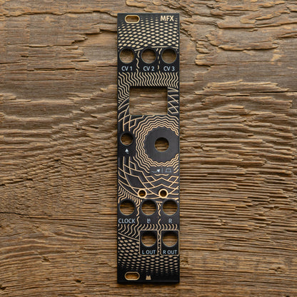 MFX - Golden Lotus - black & gold panel