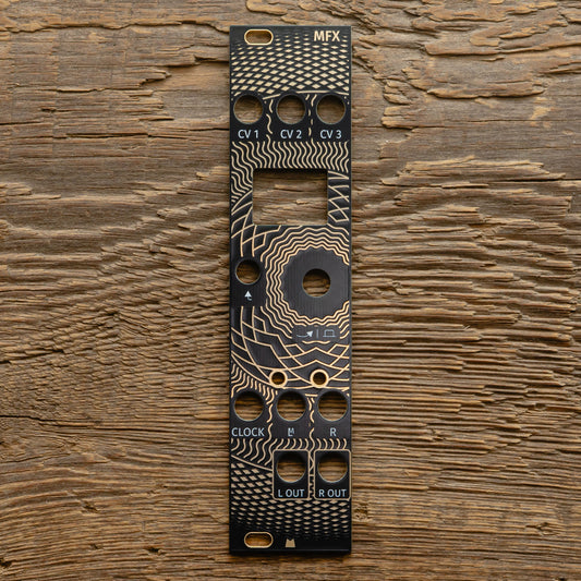 MFX - Golden Lotus - black & gold panel