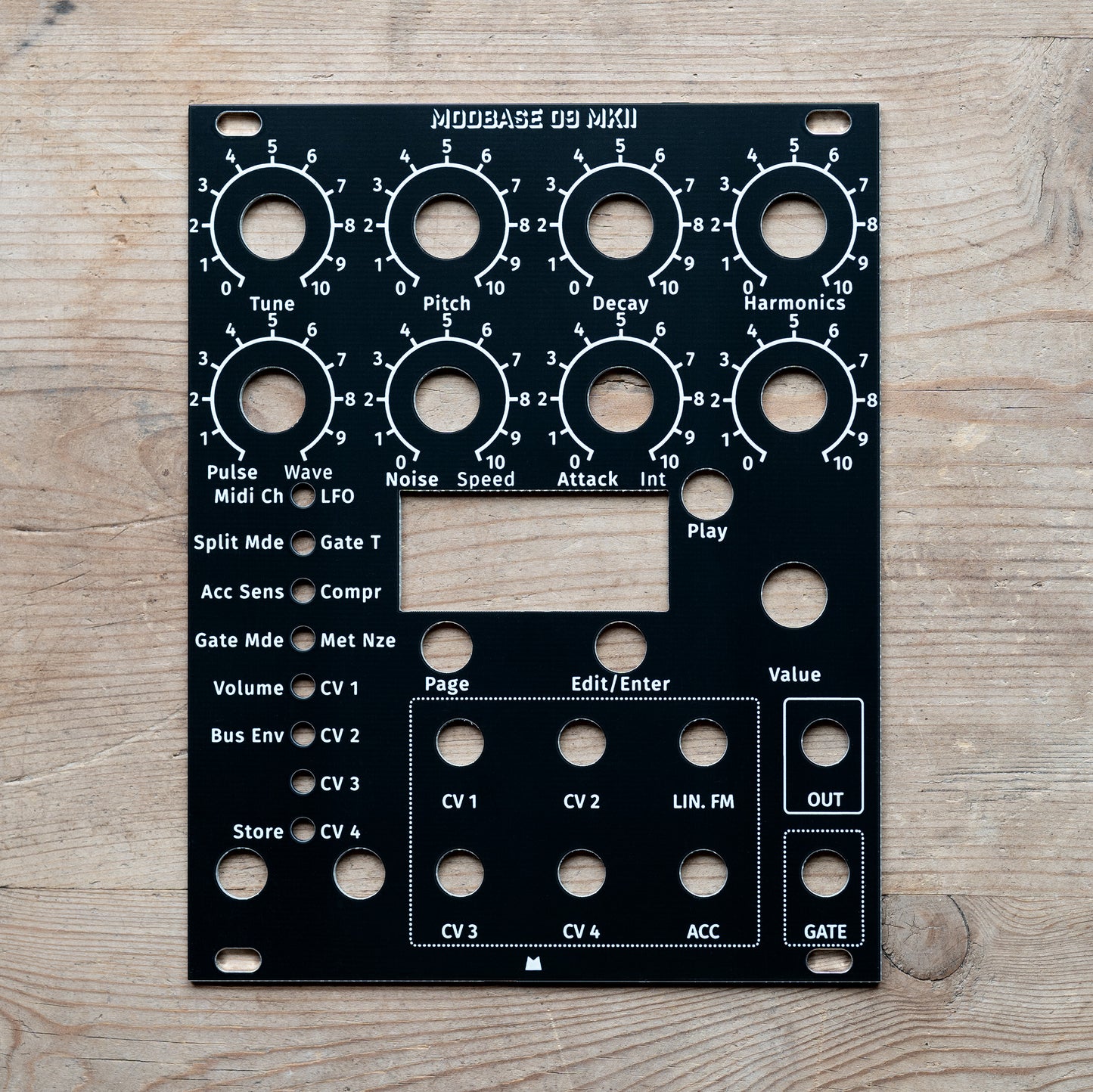 ModBase 09 (mk2) black panel – Mork Modules