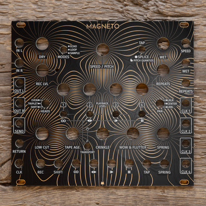Magneto - Flux Fields - black & gold panel
