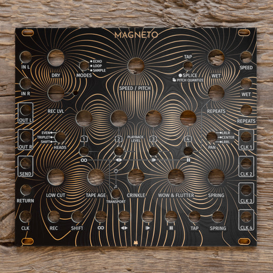 Magneto - Flux Fields - black & gold panel