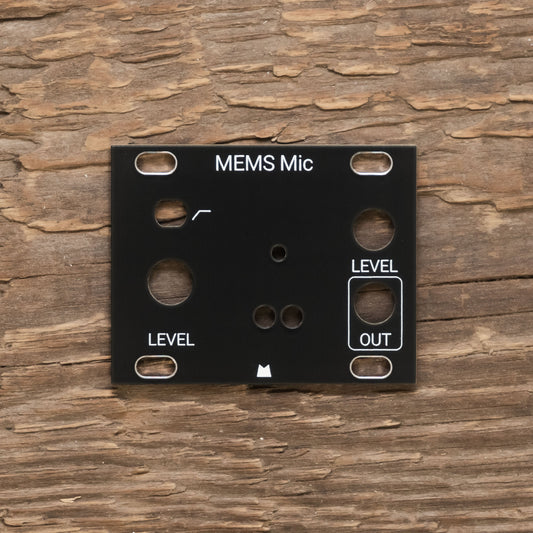 MEMS Mic 1U black panel