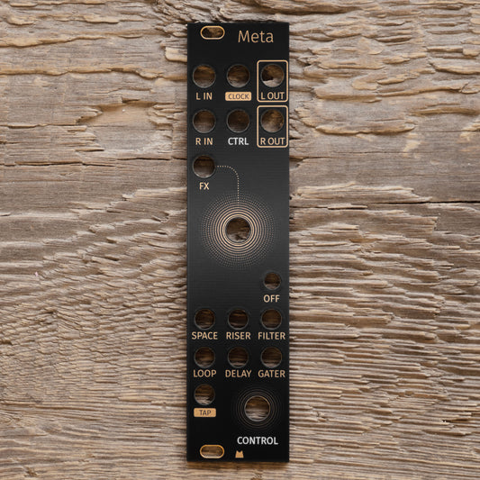 Meta - Golden Disco - black & gold panel