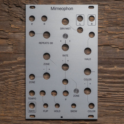 Mimeophon silver panel
