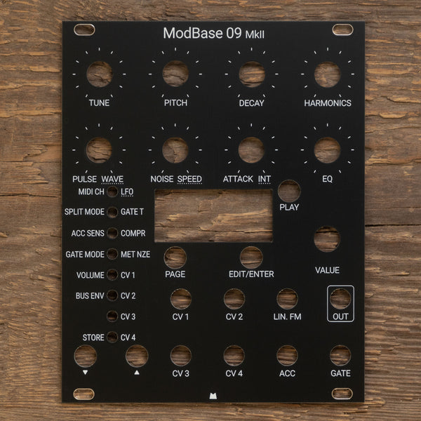 ModBase 09 (mk2) black panel – Mörk Modules