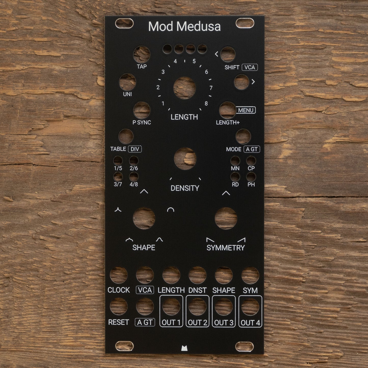 Mod Medusa black panel