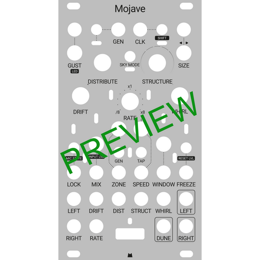 Mojave silver panel