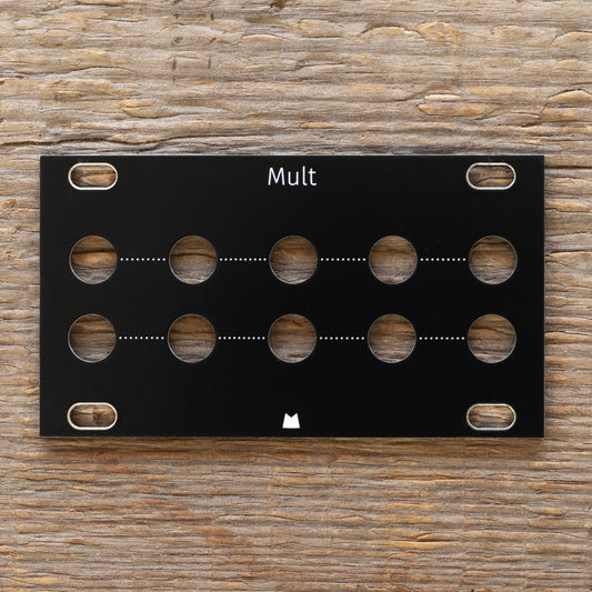 Mult 1U black panel