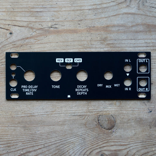 Multi-FX 1U black panel