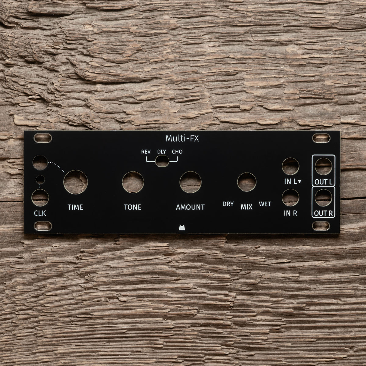 Multi-FX 1U black panel