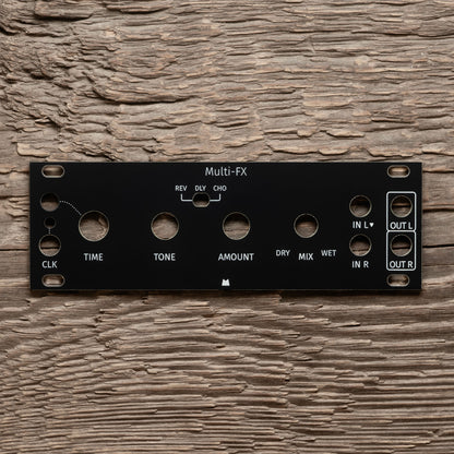 Multi-FX 1U black panel