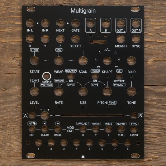 Multigrain black panel