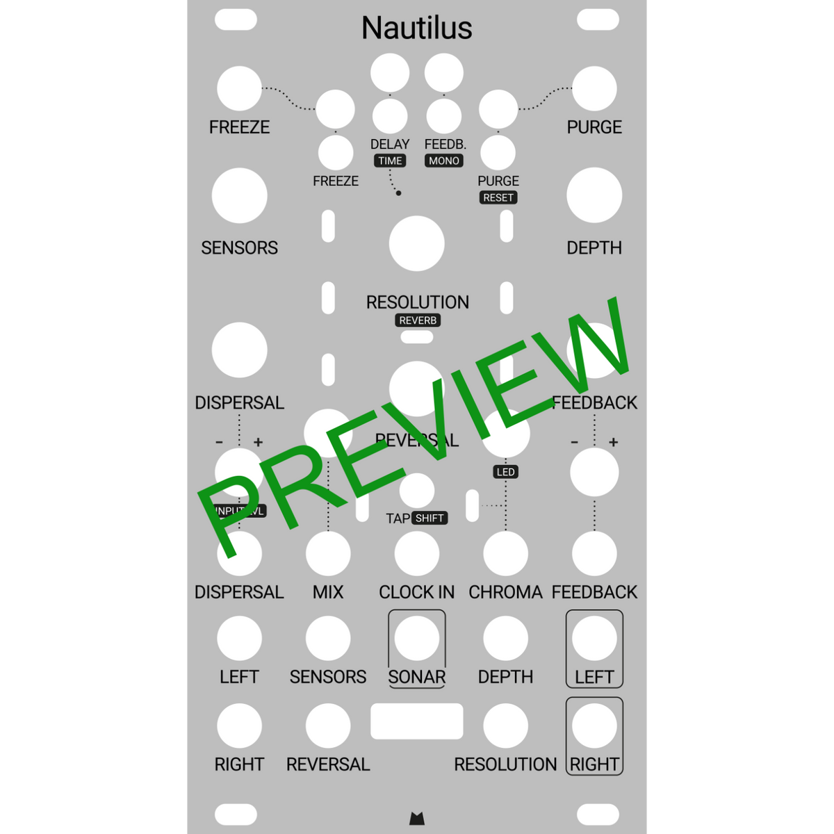 Nautilus silver panel