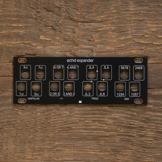 ochd expander - 1U - black panel