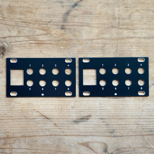 Octalink 1U black panel