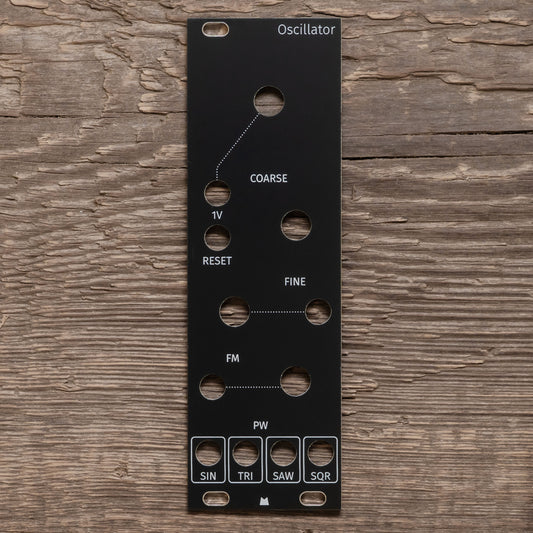 Oscillator black panel