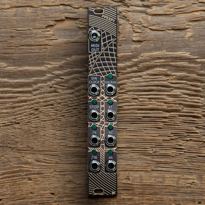 PPEXP1 - Golden Lotus - black & gold panel