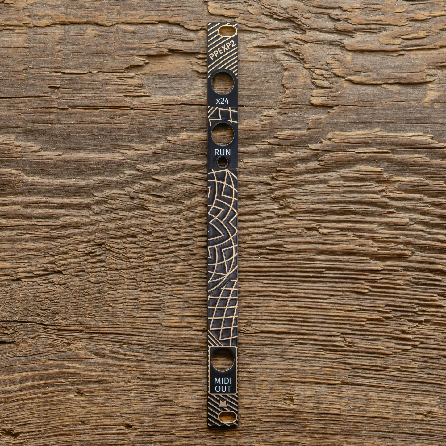 PPEXP2 (PPX2) - Golden Lotus - black & gold panel