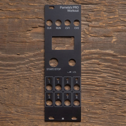 Pamela's PRO Workout black premium panel