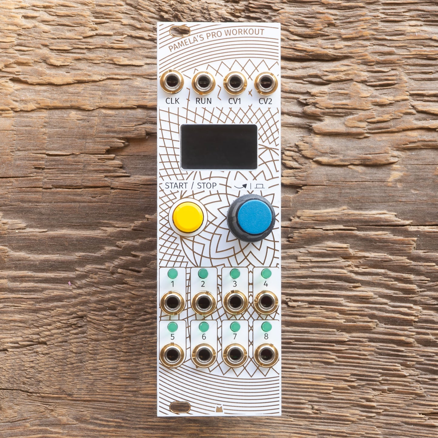 Pamela's PRO Workout - Golden Lotus - white panel