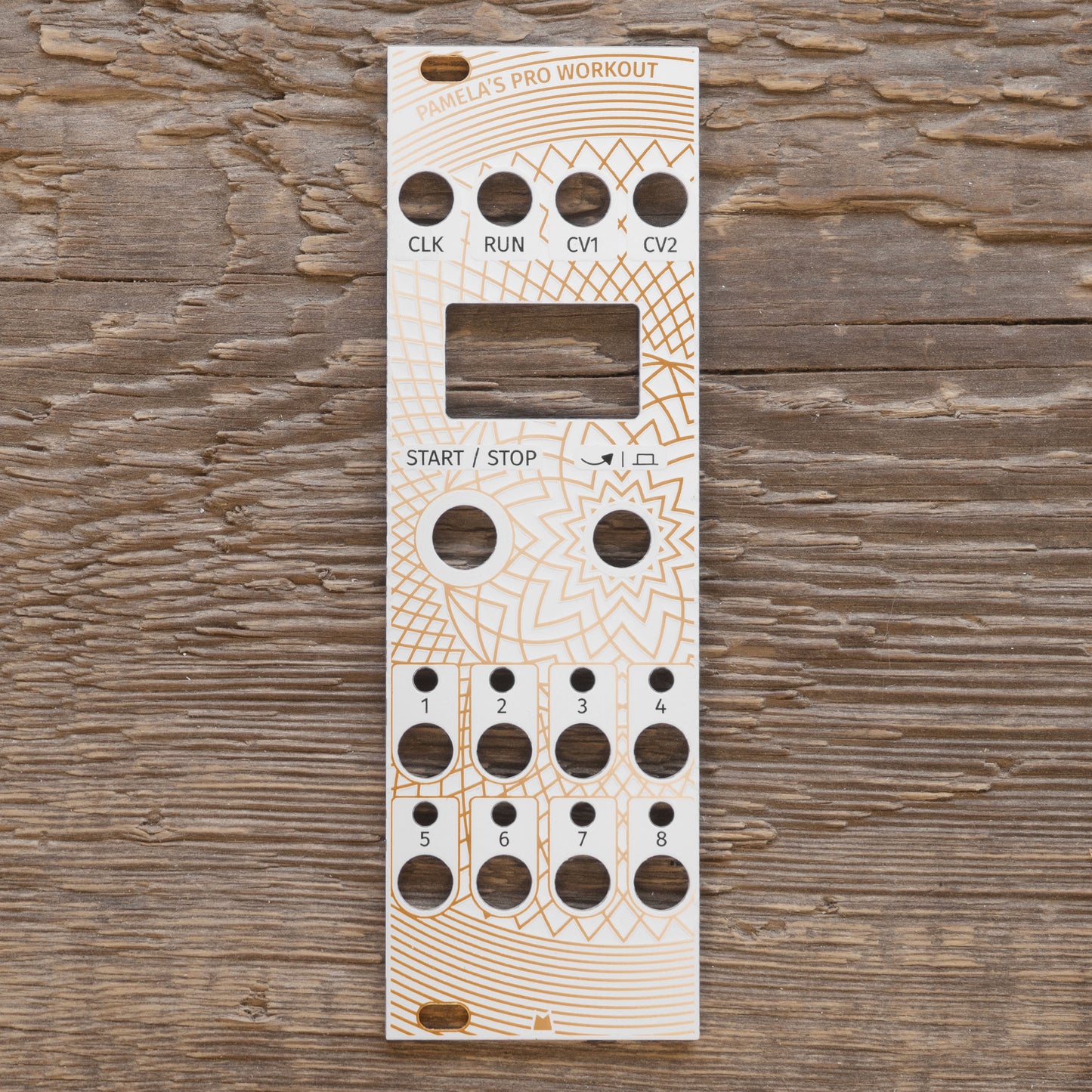 Pamela's PRO Workout - Golden Lotus - white panel