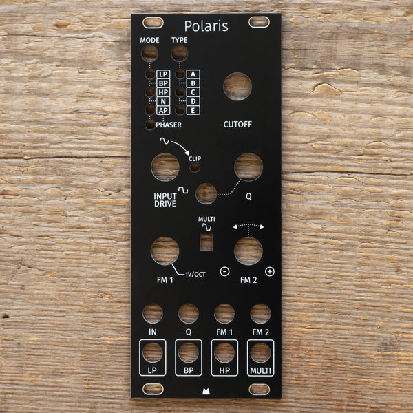 Polaris (plastic switch) black panel – Mörk Modules