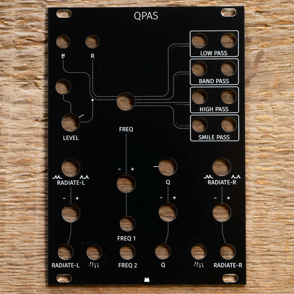 QPAS black panel – Mörk Modules