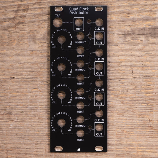 Quad Clock Distributor black panel