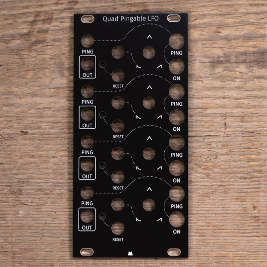 Quad Pingable LFO black panel