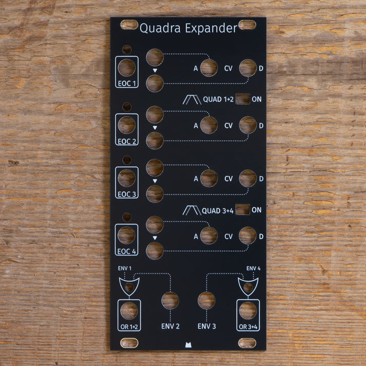 Quadra Expander black panel – Mörk Modules