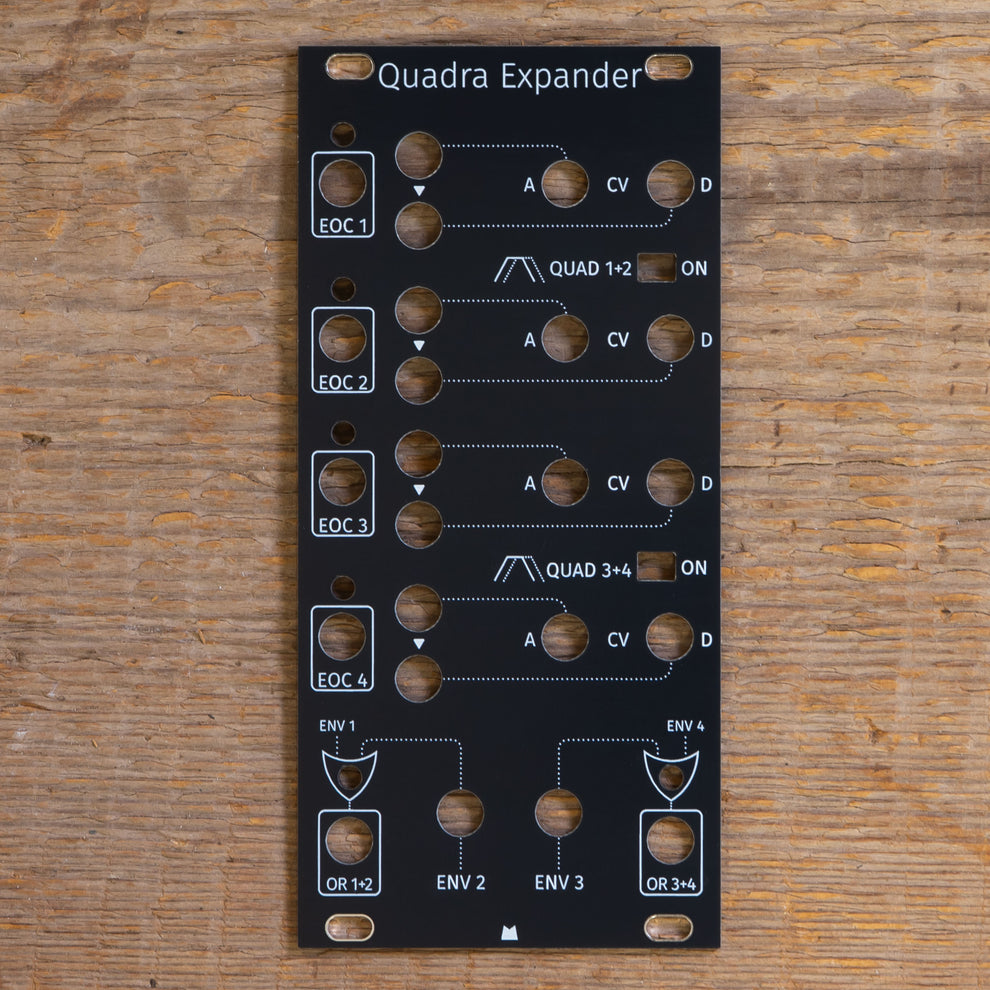 Quadra Expander black panel – Mörk Modules