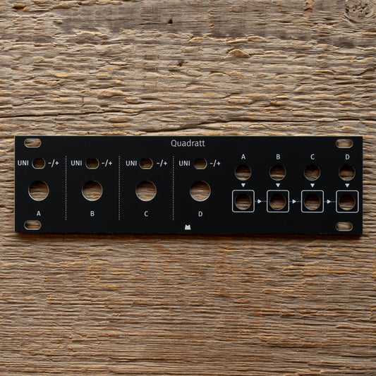 Quadratt 1U (metal switches) black panel