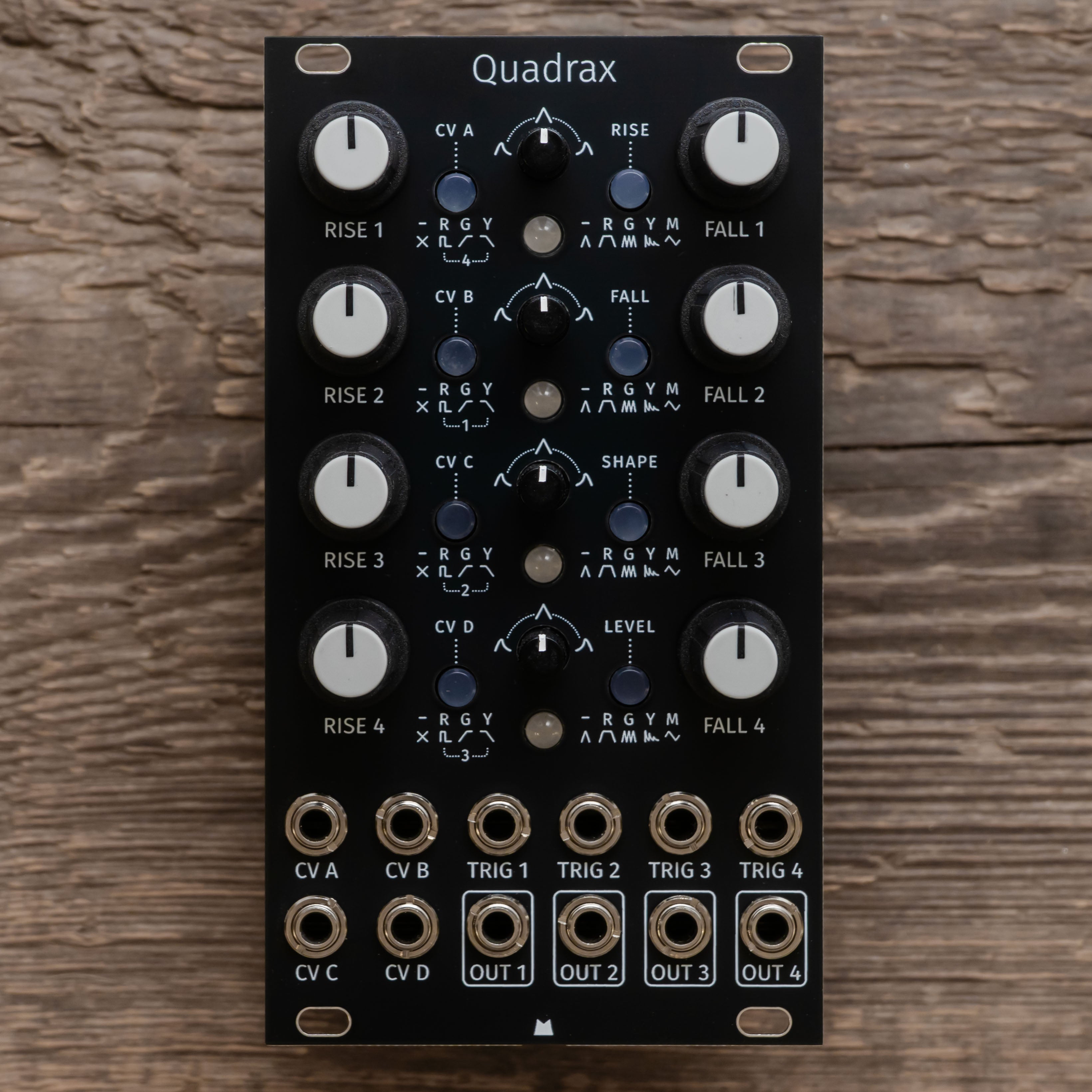 Quadrax black panel – Mörk Modules