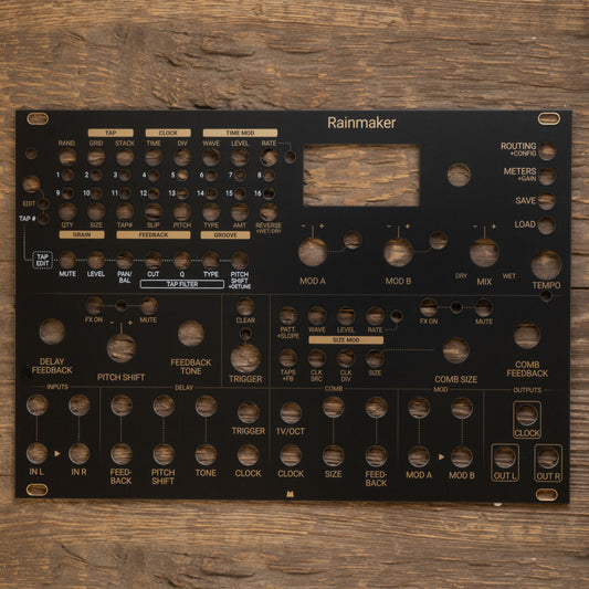 Rainmaker black & gold panel