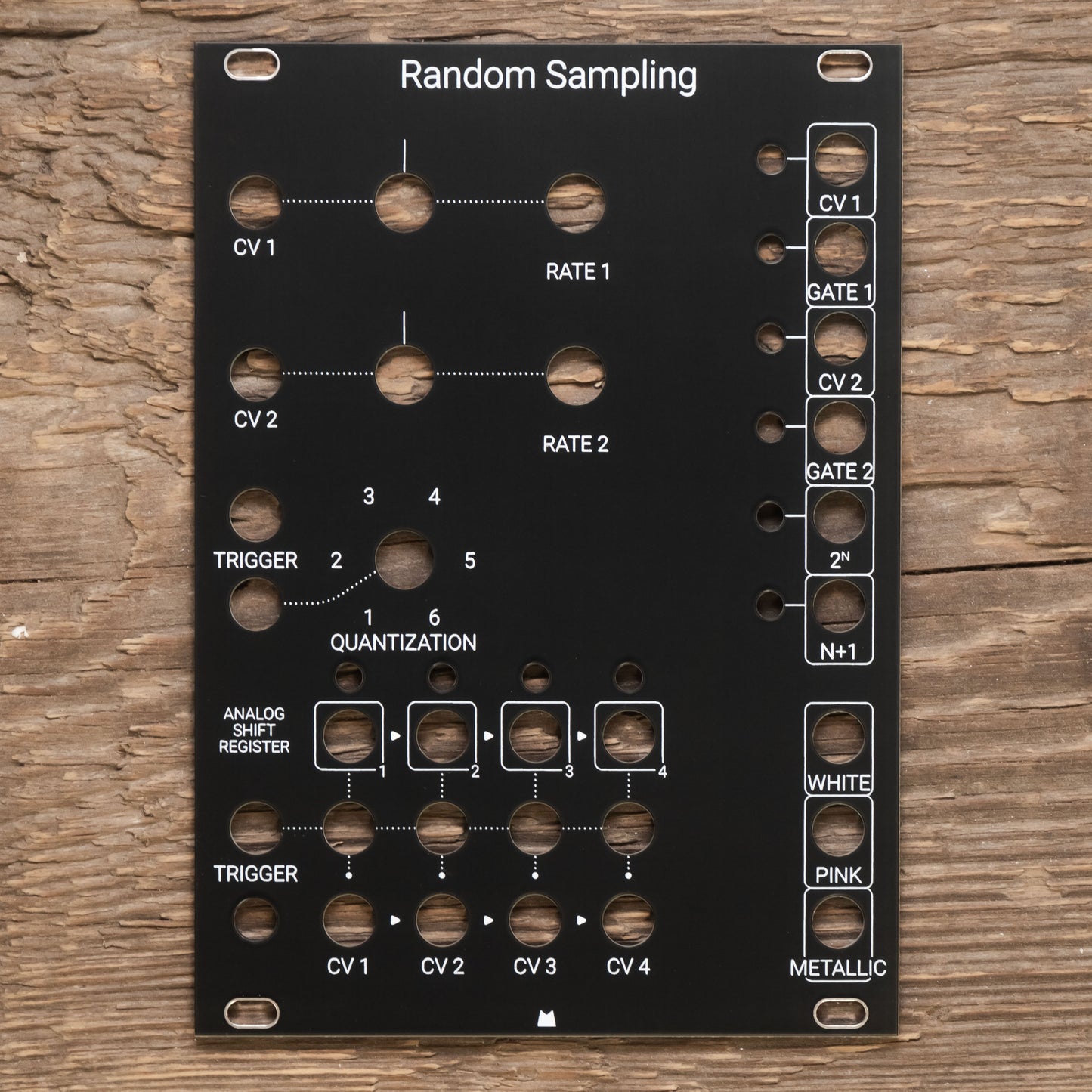 Random Sampling black panel