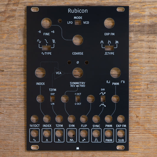 Rubicon black panel
